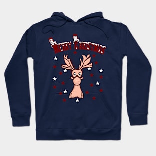 Merry Christmas Reindeer Hoodie